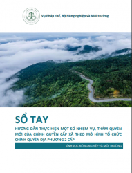 Bộ Nông nghiệp và Môi trường ban hành Sổ tay hướng dẫn thực hiện một số nhiệm vụ, thẩm quyền mới của chính quyền cấp xã theo mô hình chính quyền địa phương 02 cấp - lĩnh vực nông nghiệp và môi trường