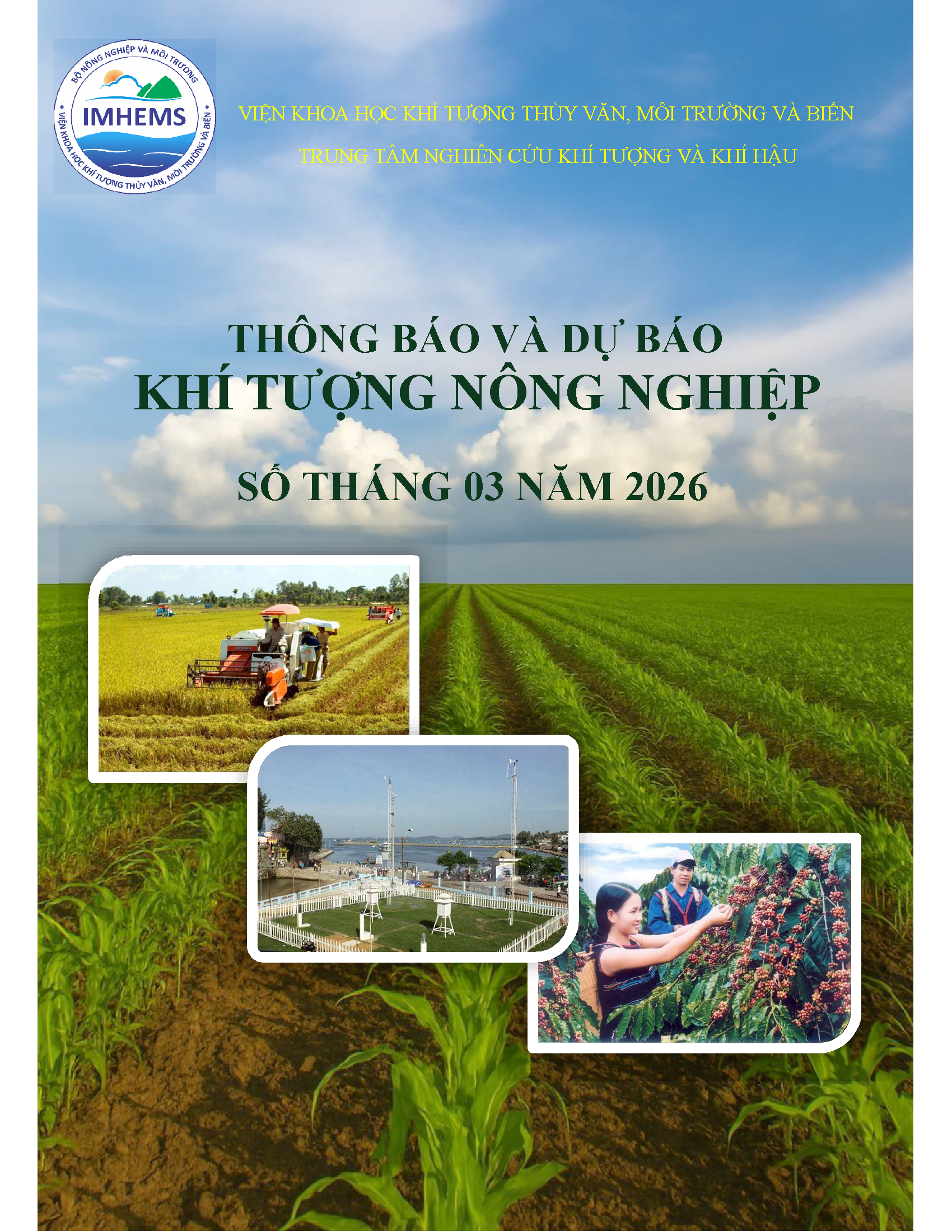 Dự báo điều kiện khí tượng nông nghiệp tháng 04-06/2026